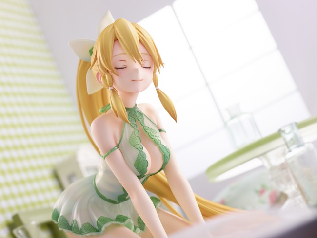 渋スクフィギュア、「SAOアスナ・シノン・リーファ -ネグリジェVer」1