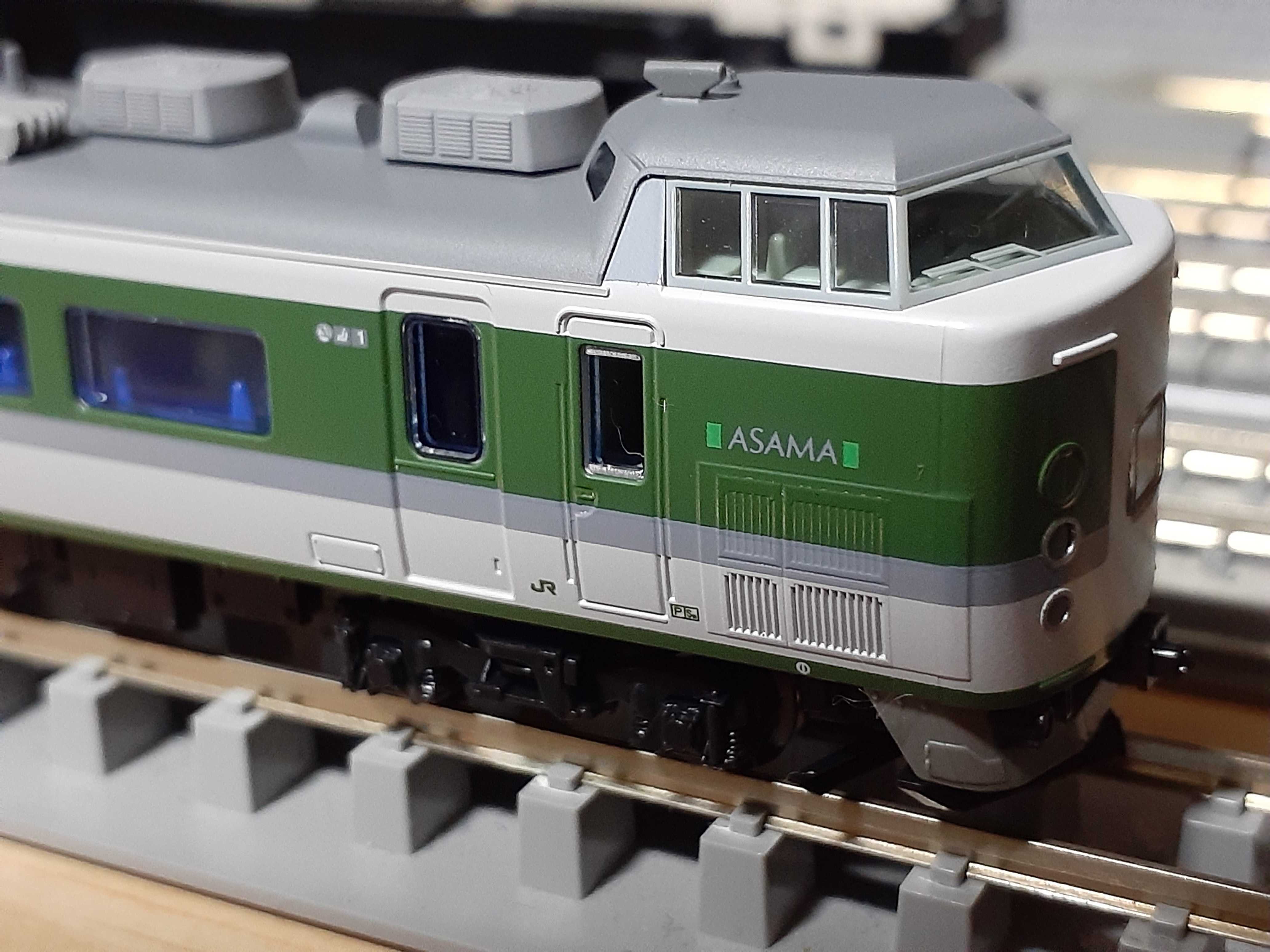 🔴入線 Kato 189系｢あさま｣小窓編成 10-1501 10-1502 - 竹ノ塚総合車両