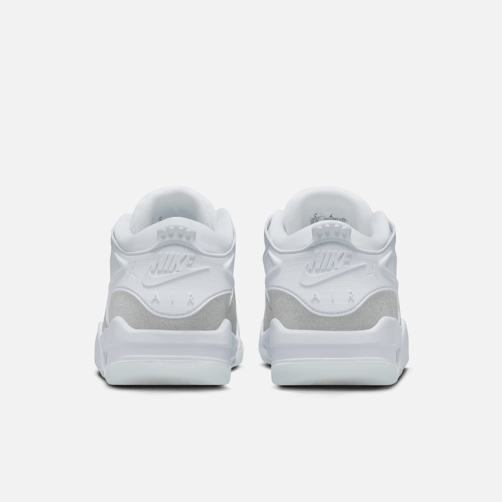 Air Jordan Women's 4 RM White Silver Glitter – Puffer Reds