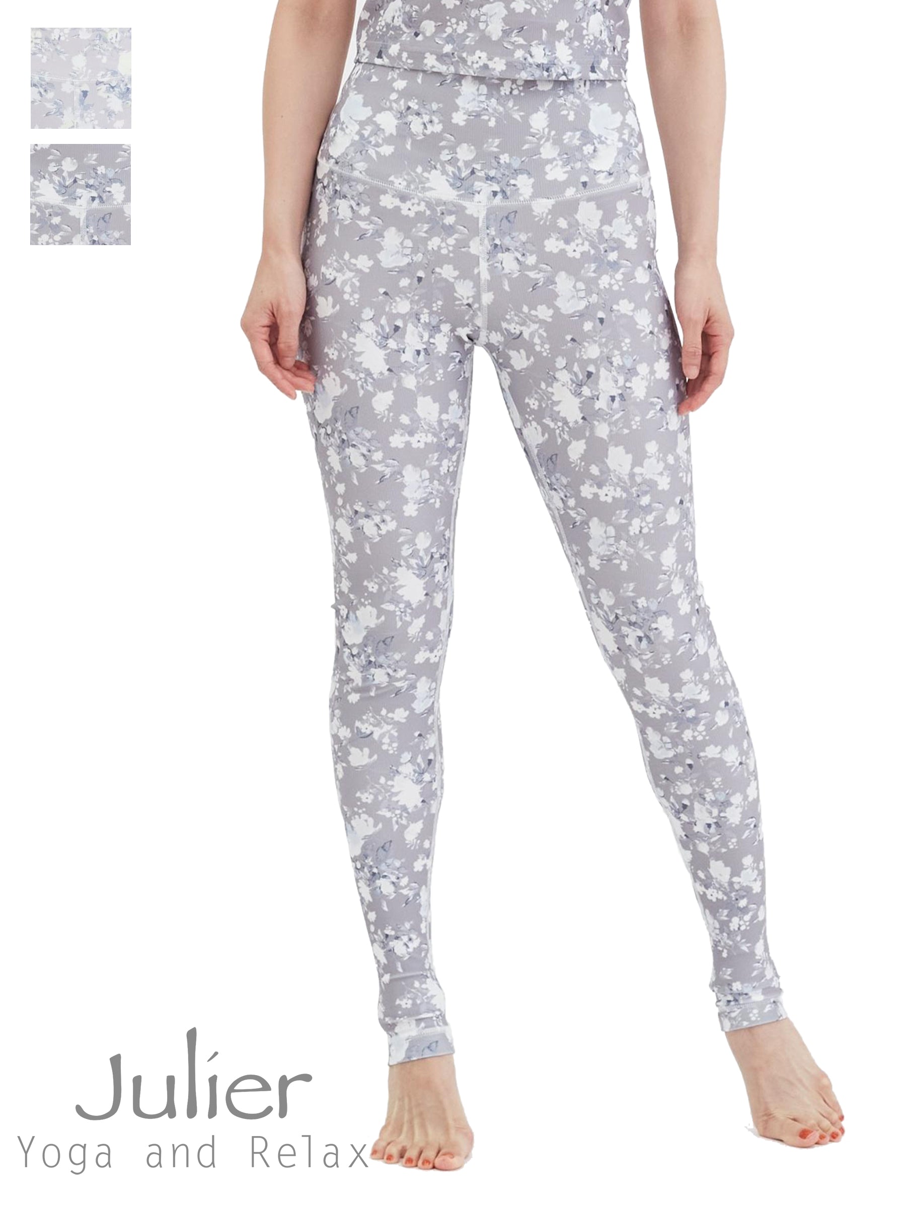 Julier] RibFloretプリントレギンス ジュリエ レディース ジュリエ