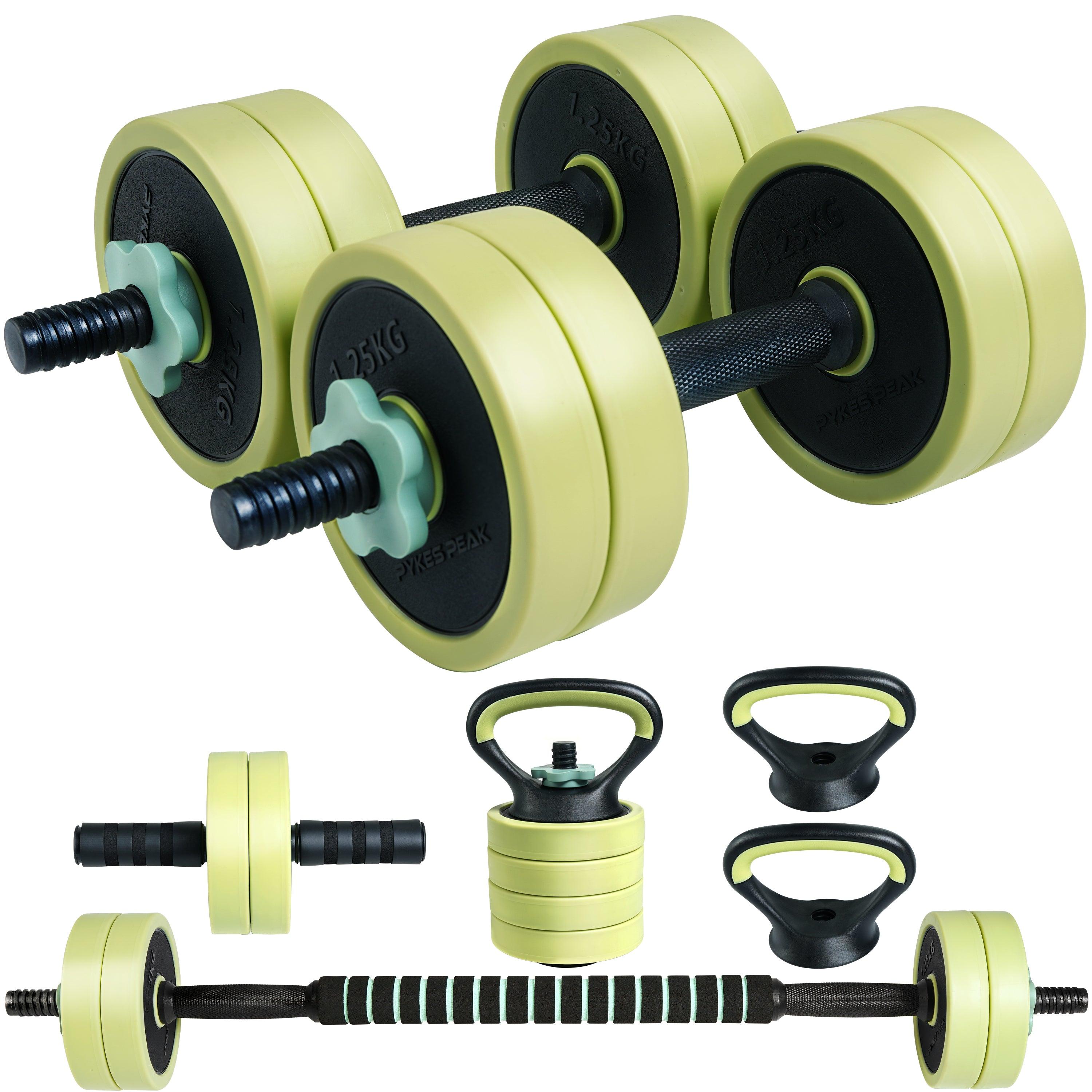 ダンベル 可変式 セット 5kg 10kg 15kg 20kg 2個セット バーベル 可変