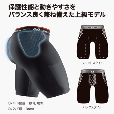 マクダビッド パッド付ガードル M733[S～XL]│アメフト用品専門店 QB