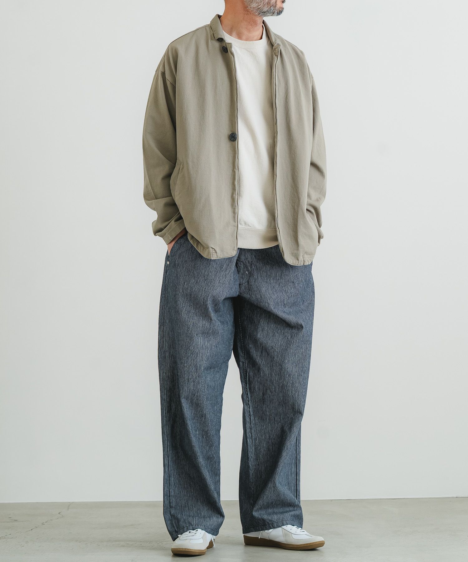 ヒッコリーデニムイージー【UNISEX】 | quadro (クオドロ) 公式サイト