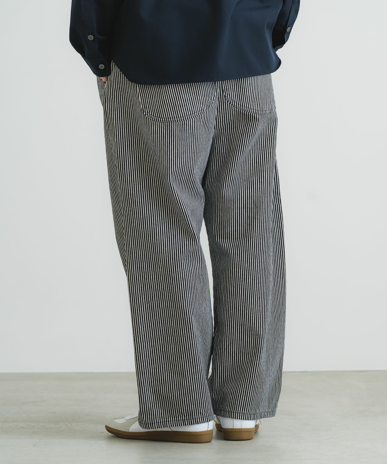 ヒッコリーデニムイージー【UNISEX】 | quadro (クオドロ) 公式サイト