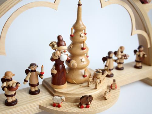 木のおもちゃ カルテット / シュビップボーゲン(アーチ型キャンドル