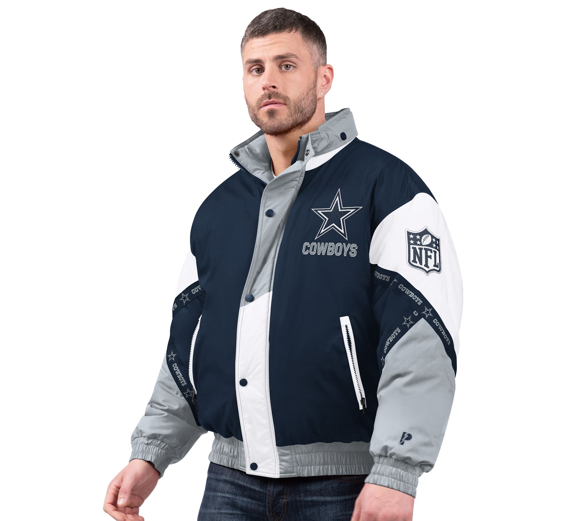 NFL Dallas Pro Player Iconic Heavy Weight Jacket - QVC.com