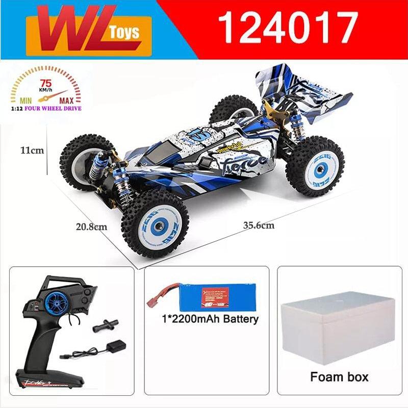 Wltoys 124017 124007 1/12 2.4G レーシング RC カー 4WD ブラシレス
