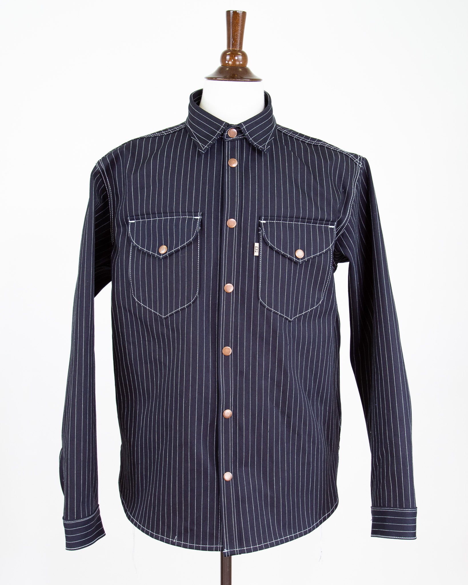 Eliminator Shadow Wabash 13.75 Oz Dark Indigo Selvedge Shirt