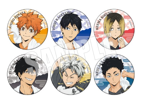 ハイキュー 極楽湯 木兎光太郎 缶バッジ コースター ステッカー