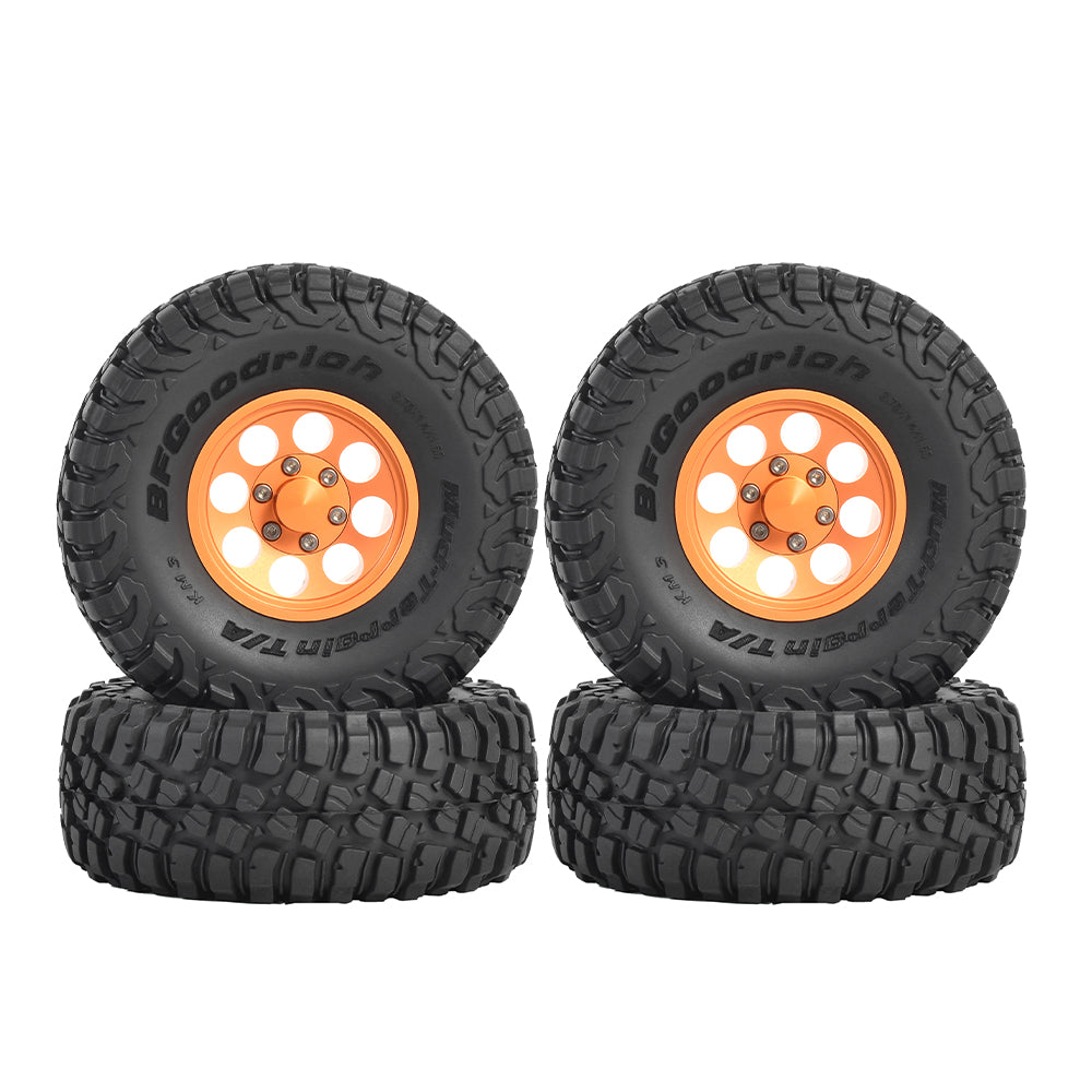 問屋ワールド】クローラーRC用1.55インチアルミ製ビードロックホイール