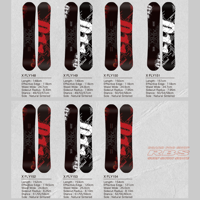 011 Artistic 18-19 X FLY 148~154 日本正規品RBS