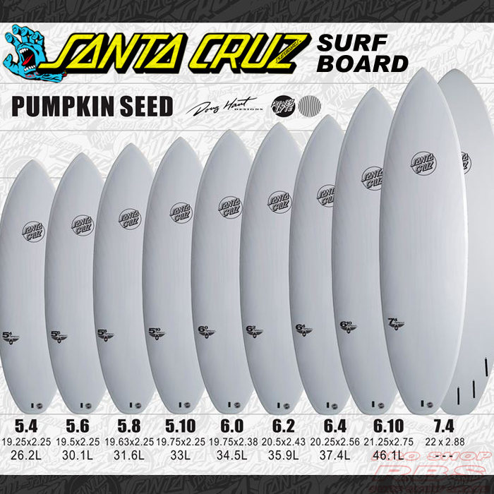 PUMPKIN SEED WHITE 6.2/6.4/6.10/7.4 パンプキン サーフボード