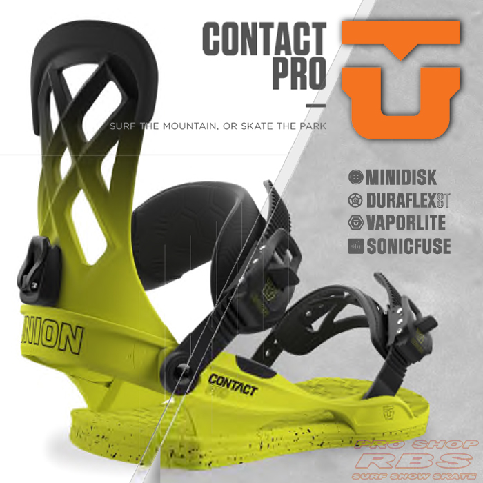 17-18 モデル UNION BINDING CONTACT PRO コンタクトプロ VOLT YELLOW