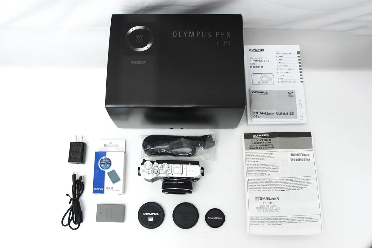 PEN E-P7 14-42mm EZレンズキット シルバー CA01-M2083-3T5