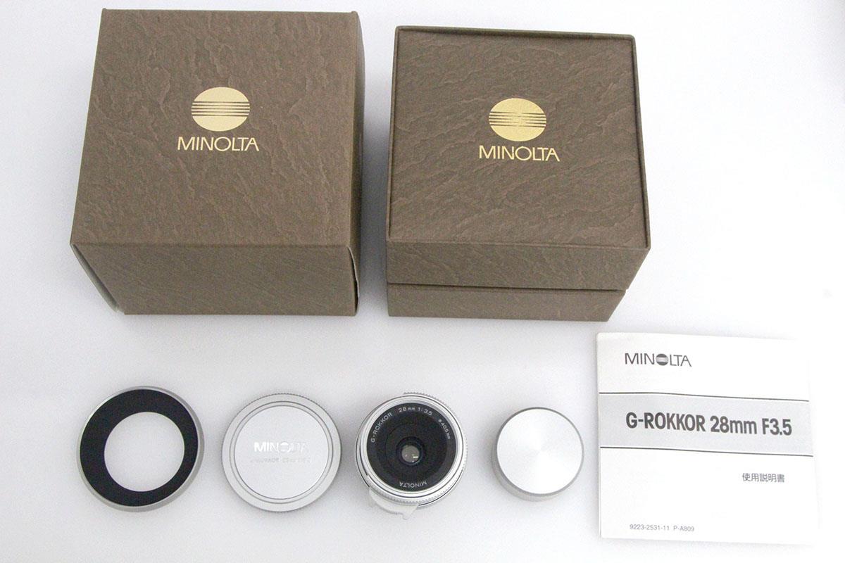 G-ROKKOR 28mm F3.5 L CA01-A9320-2N4 | ミノルタ | レンジ