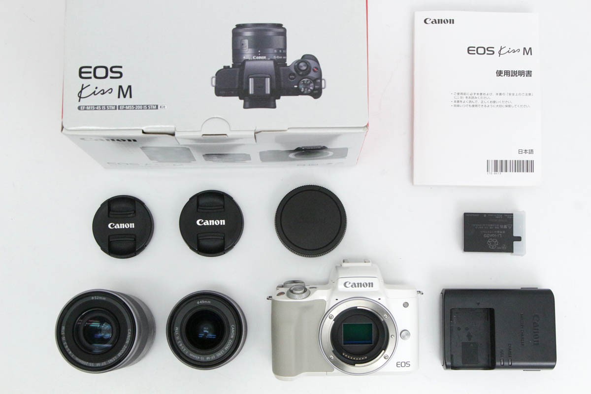 Canon EOS Kiss M ダブルズームキット 【公式通販】