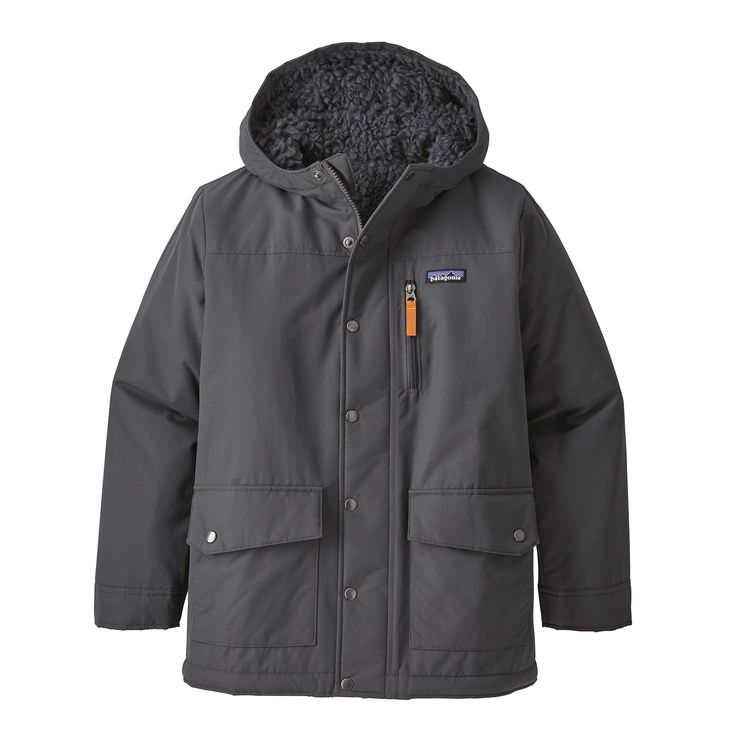 Patagonia Boys' Infurno Jacket / Forge Grey | real surf shop