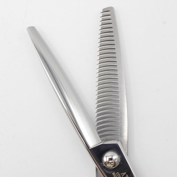 新品】内海シザー U&U AT30 TR60/30 セニング 6インチ メガネハンドル