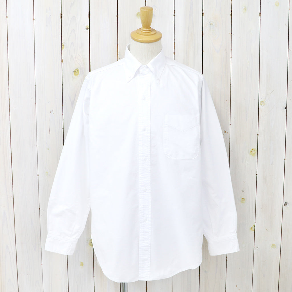 SASSAFRAS (ササフラス) : GREEN THUMB SHIRT(A/C OXFORD) (WHITE