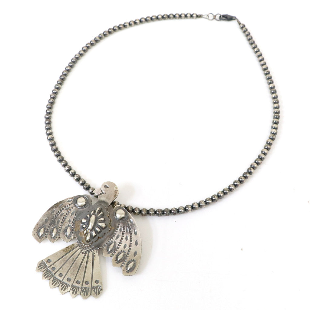 Indian Jewelry : Navajo Tim Yazzie Thunderbird Necklace – Reggieshop