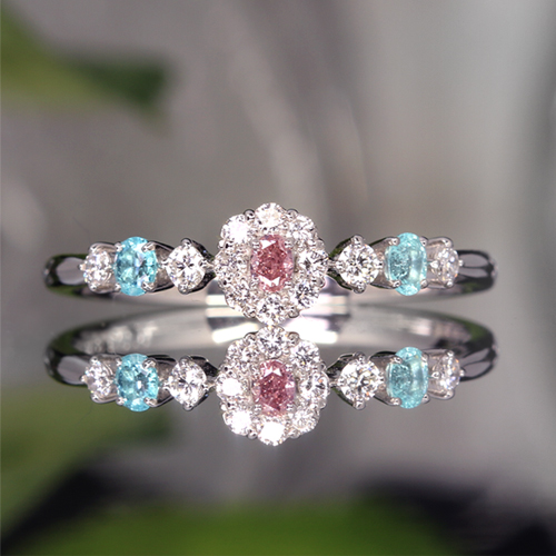 第369回抽選販売＞ピンクダイヤモンド 0.043ct/FIP/I2 パライバ