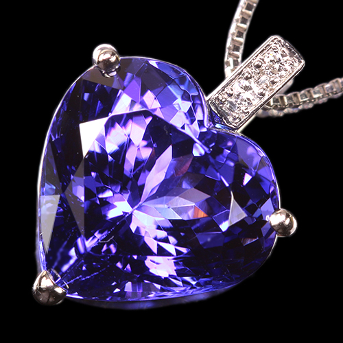 第373回抽選販売＞ハートシェイプタンザナイト 10ct ダイヤモンド
