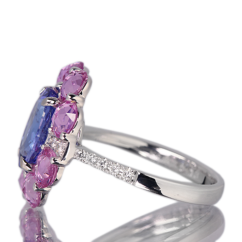 keikosamaタンザナイト（44.18 CtサファイアSV925 指輪 受注生産】指輪