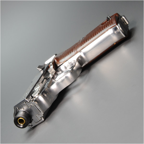 マルシン ガスガン ワルサーP38 サイレンサー シルバーABS