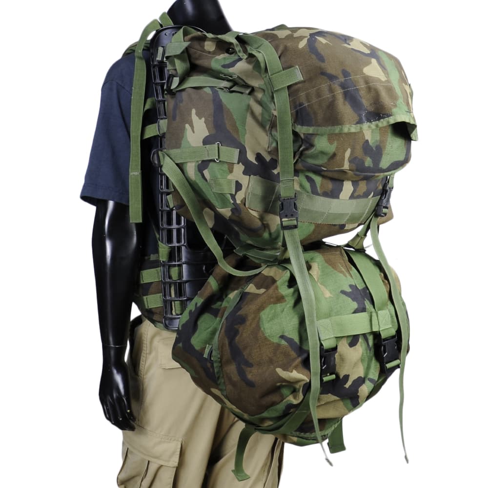 アメリカ軍放出品 バックパック MOLLE 2 メインパック RIFLEMAN 5点