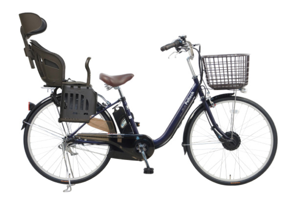 ヘッドレスト付チャイルドシート搭載TDF-14Z PELTECH 子供乗せ自転車