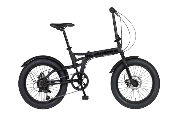 HUMMER FDB206FAT-DISC JET-BLACK ハマー(HUMMER) 折りたたみ自転車 20