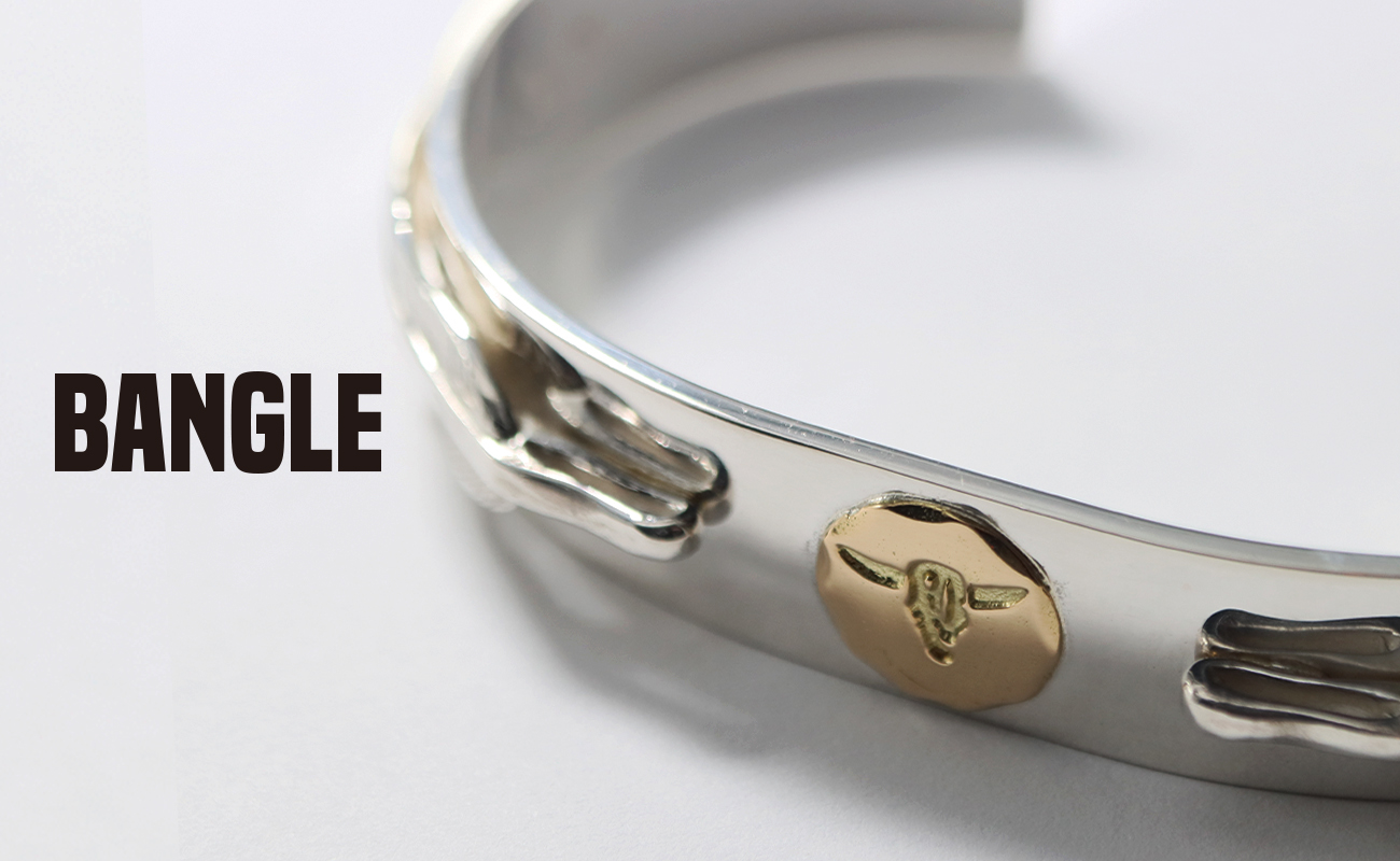 TADY&KING平打ちバングル銀縄ターコイズ&ダブルSフェザー ALL ITEM