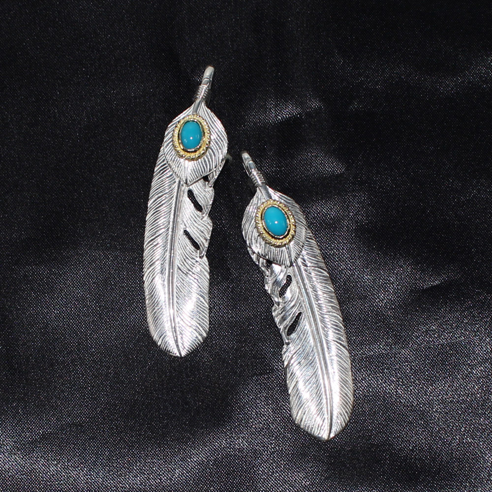 TADY&KINGハートSVフェザー金縄ターコイズ Lサイズ ALL ITEM