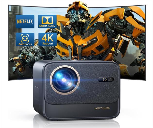 実機レビュー】Android TV11.0内蔵の小型スマートプロジェクター