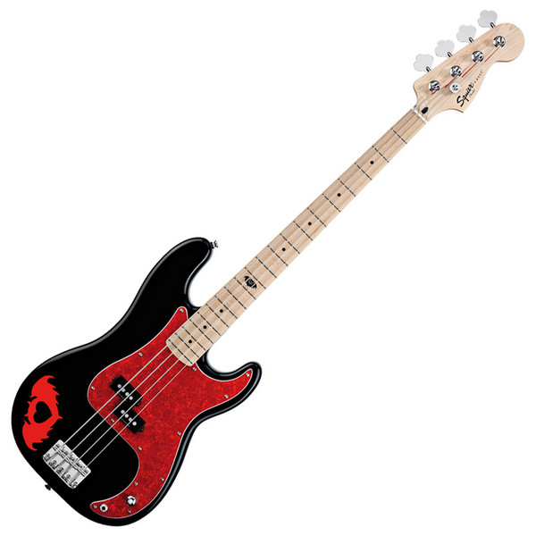 Squier by Fender Pete Wentz Precision Bass Guitar, Black at Gear4music