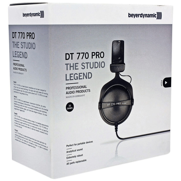 beyerdynamic DT 770 Pro Headphones, 32 Ohm at Gear4music