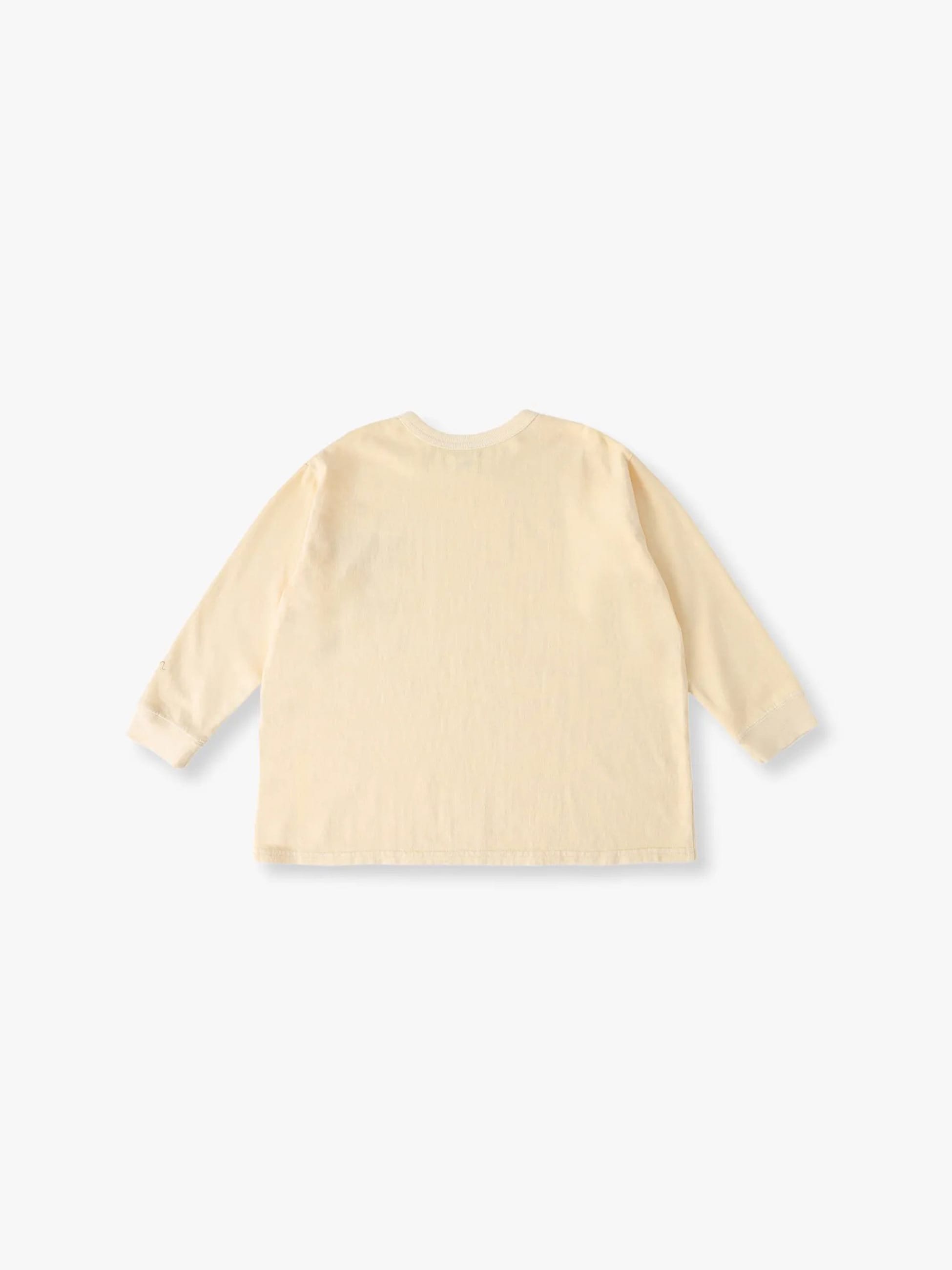 パームツリー ロングスリーブ ティー（イエロー/グレー/100-140cm