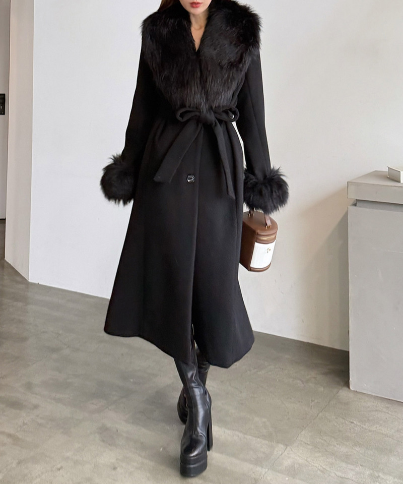 ショールファーウールテーラーコート｜ROYAL PARTY ロイヤルパーティー