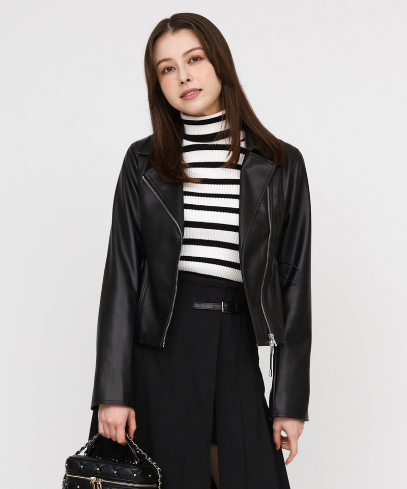 ペプラムレザージャケット｜ROYAL PARTY ロイヤルパーティー 商品詳細