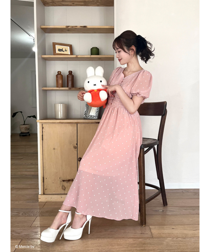 miffy 総柄フレアワンピース｜MIIA ミーア 商品詳細｜ファッション通販