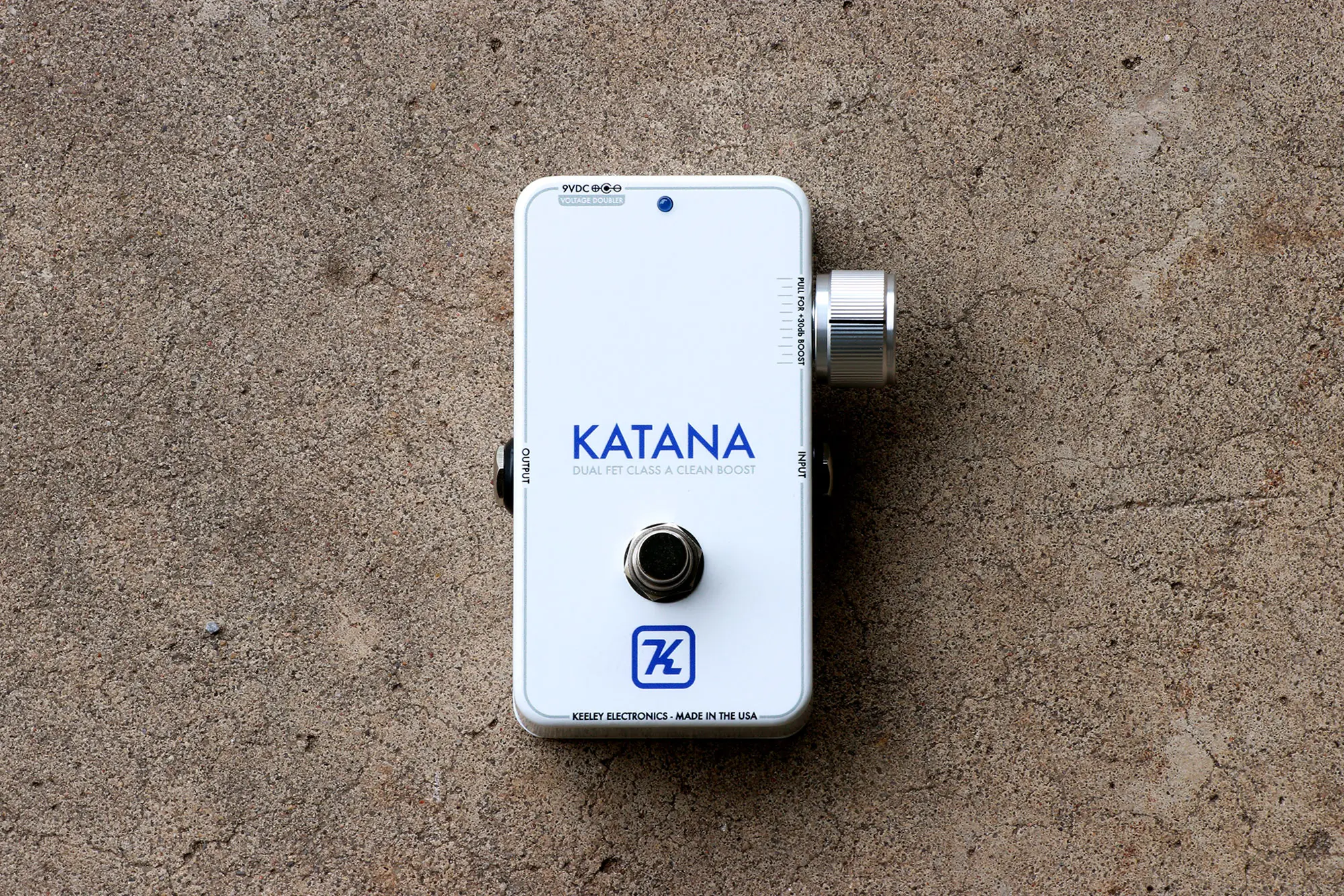 Katana Clean Boost Throwback White Edition - Keeley Electronics