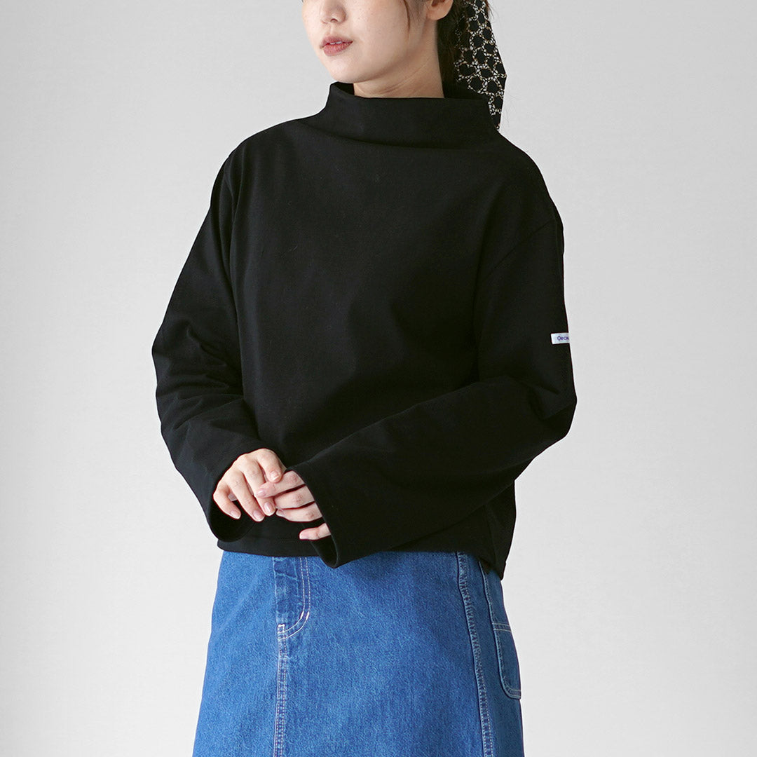 ORCIVAL（オーシバル） ボトルネック ロングスリーブ プルオーバー