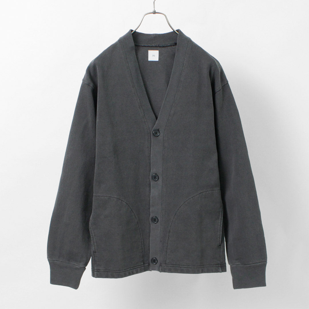 70％OFF】SI（エスアイ） モス ステッチ ピグメント カーディガン