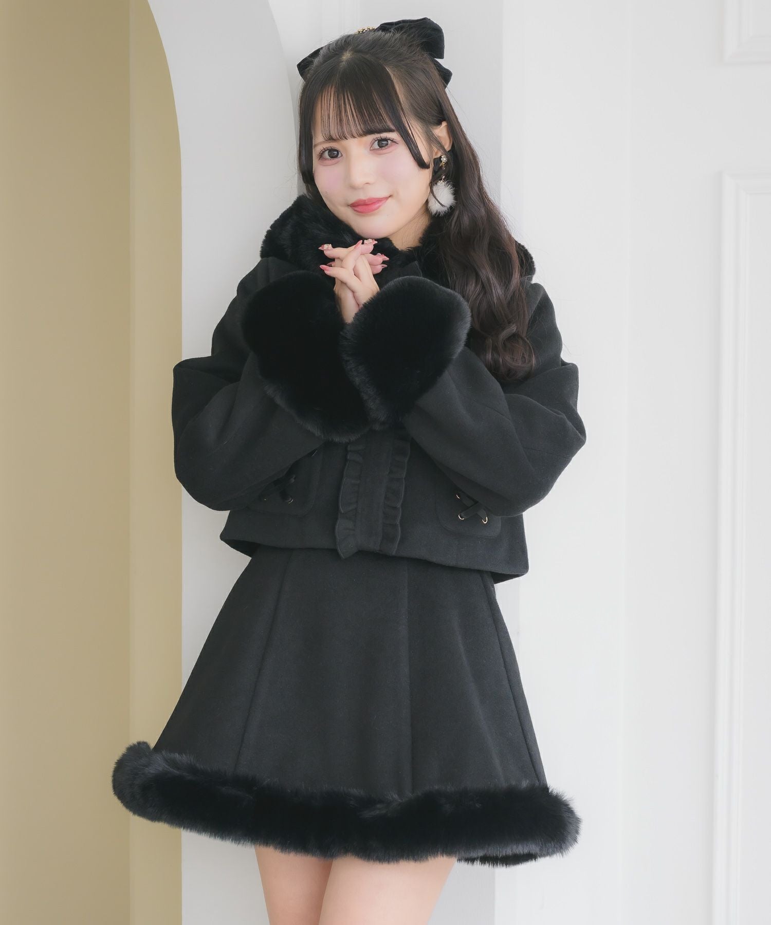 ハートバックルショートコート | Rlab store