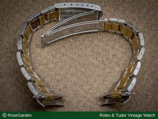 RG-2274 | ロレックス ROLEX 3連巻き込みブレス YG/SS コンビ 19mm Ref