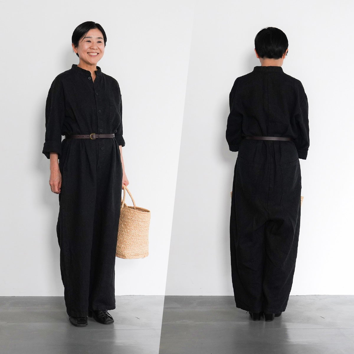 WITH fog linen work・ miiThaaii ボイラースーツ