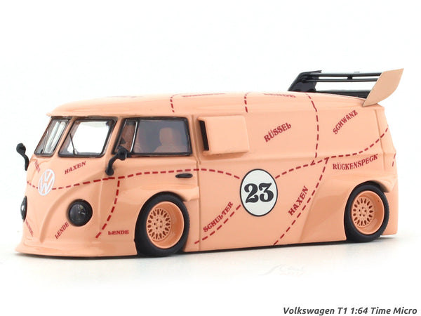 Volkswagen T1 Pink Pig 1:64 Time Micro diecast scale model