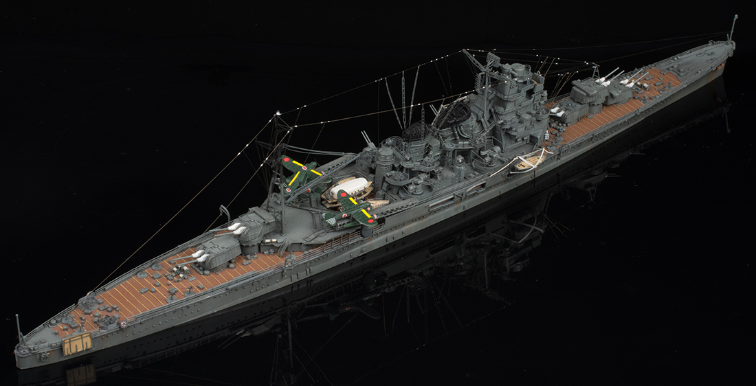 フジミ1/700 重巡洋艦 高雄 完成編