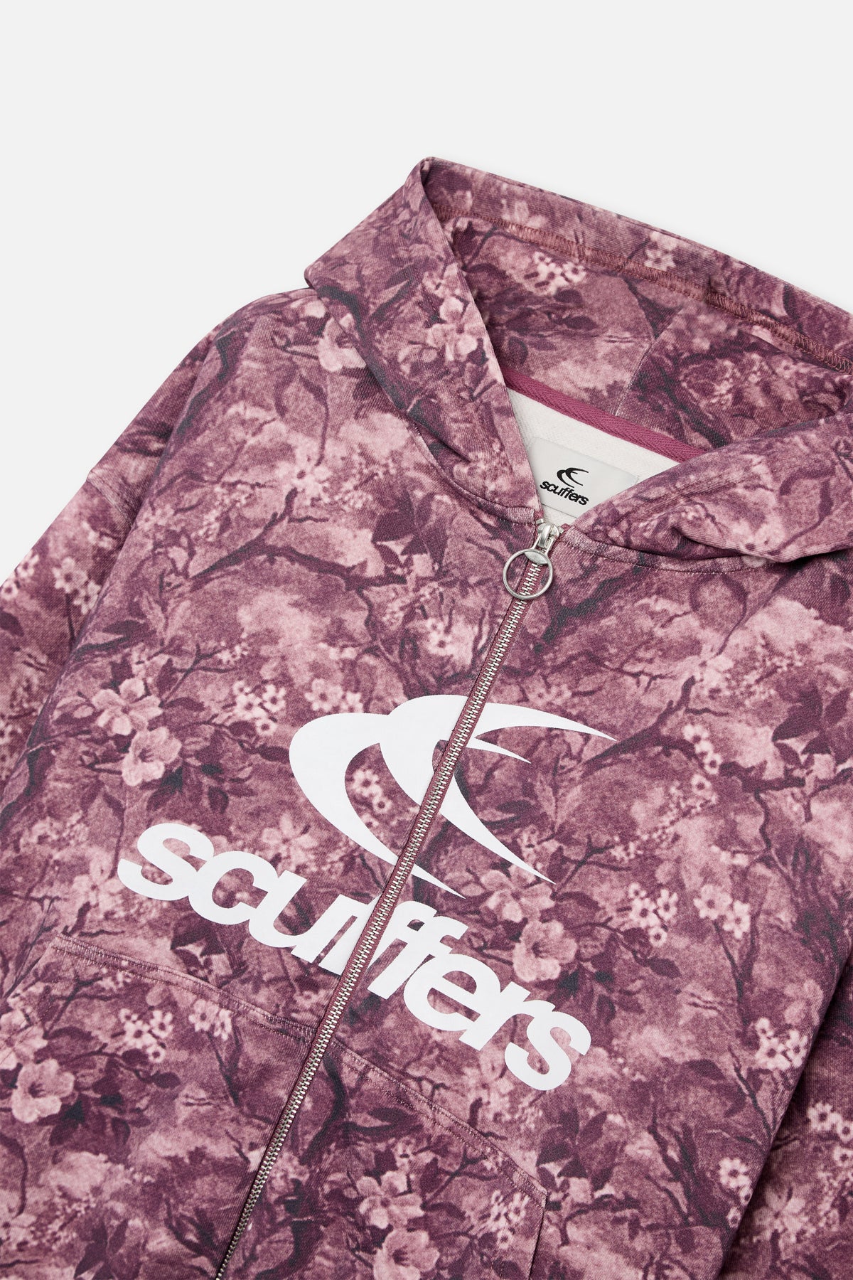 Real Flower Burgundy Zipper – Scuffers