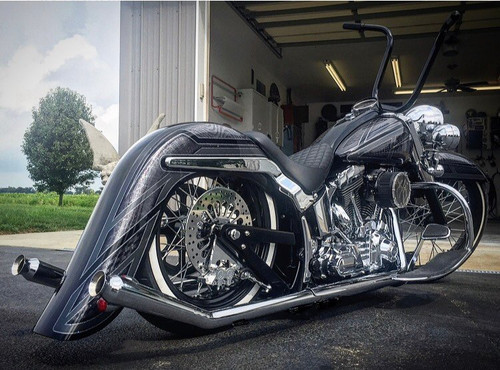 Xecution Style Softail Rear Fender, 9 Inch Stretch – Santana HD Cycles